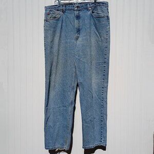 LEVI'S Jeans Mens 40 x 32 Blue Denim 550 Relaxed Fit Orange Tab Vtg Made in USA